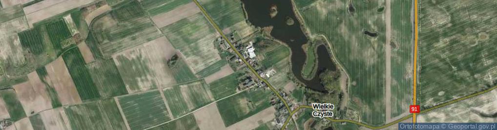 Zdjęcie satelitarne Wielkie Czyste ul.
